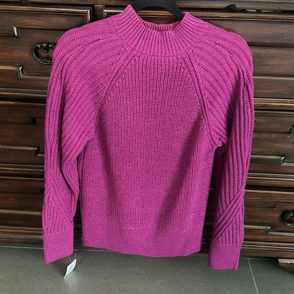 Purple Keyhole Sweater - Picture 2 of 3